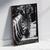 Quadro decorativo Zebra P&B - MOLDECOR