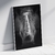 Quadro decorativo Rinoceronte P&B na internet