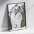 Quadro decorativo Lobos Brancos - MOLDECOR