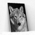 Placa decorativa Lobo Branco na internet