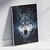 Quadro decorativo Lobo Azul na internet