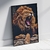 Quadro decorativo Leão Rugindo - comprar online