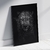 Quadro decorativo Onça P&B - comprar online