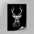 Placa decorativa Cervo P&B - comprar online