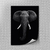 Placa decorativa Elefante P&B - comprar online