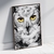 Quadro decorativo Coruja Branca - MOLDECOR