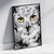 Quadro decorativo Coruja Branca - comprar online
