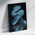 Quadro decorativo Cobra Azul - comprar online