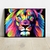 Quadro decorativo Leão Colorido - comprar online