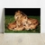 Quadro decorativo Família de Leões na internet