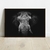 Quadro decorativo Elefante P&B - MOLDECOR