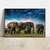 Quadro decorativo Família de Elefantes - MOLDECOR