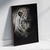 Quadro decorativo Tigre Branco - MOLDECOR