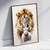 Quadro decorativo O Leão e o Cordeiro - MOLDECOR