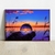 Quadro decorativo Pôr do Sol no Globo - MOLDECOR