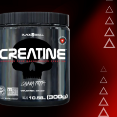 Creatina 100% pura sem sabor 300g - Black Skull na internet