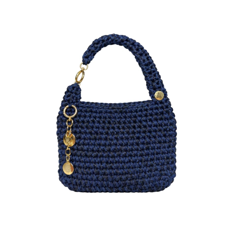 Bolsa Fio Naútico com Lurex + Acessórios e Pingentes Dourados na internet