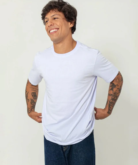 Camiseta Basic/Casual Branca