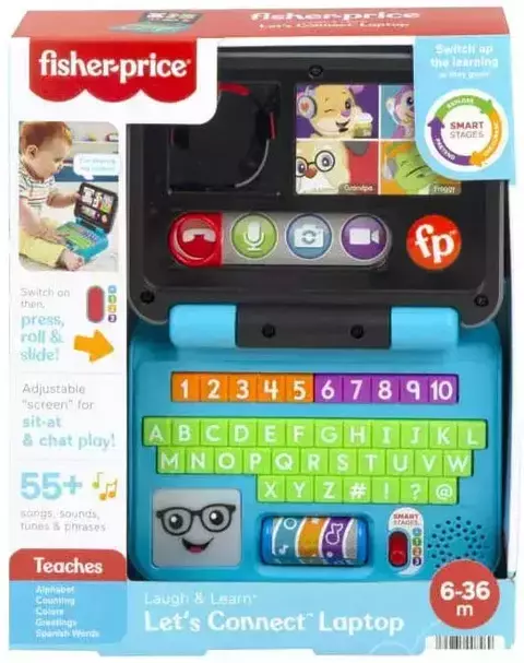 Fisher Price - brinquedo educativo Laptop Infantil Vamos Conectar