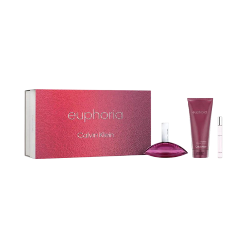 Set Calvin Klein Euphoria For Woman EDP 100 ml + Body Lotion 200 ml + EDP 10 ml