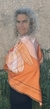 Imagen de Pañuelo Flor naranja XL
