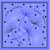 Pañuelo Sembra azul 70x70 - comprar online