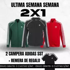 2X1 CAMPERA ADIDAS SST + REMERA DE REGALO