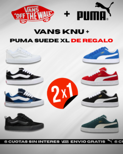 2X1: VANS KNU + PUMA SUEDE XL DE REGALO! - comprar online
