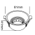 SPOT EMBUTIR REDONDO FIJO COSME GU10 - EXCELENTE SPOT DE CALIDAD PREMIUM - comprar online