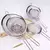 Kit 3 Peneira Coador em aço inox cozinha A7-26 - comprar online