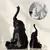 Escultura Elefantes Decorativos - Kit com 2 - comprar online