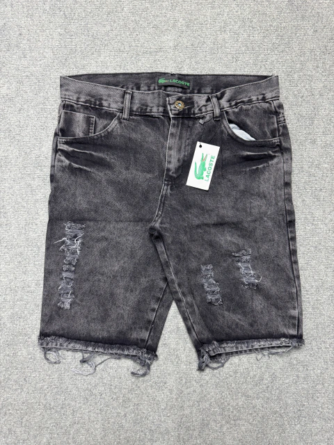 SHORT JEANS LACOSTE - ESTONADO RASGADO 4755