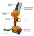 Motosierra Inalambrica Mini , Espadas Intercambiables , Bateria Recargable De 21v Cargador De Baterias Con Accesorios Oryx El-580 , 2 Espadas Intercam