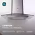 Campana Extractor Purificador de Cocina Premium Vidrio y Acero Inoxidable 60cm Maverick - comprar online