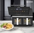 Freidora De Aire Suono Air Fryer Digital 9 Litros 1700w Color Negro
