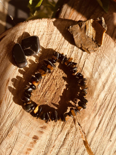 Pulsera de Ojo de Tigre y Hematita