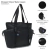Shopper Niles con bolsillos laterales 44x35x15cm (38615) - comprar online