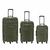 Set Valijas CHECK IN Soft Militar con 5 ruedas simples, expandible (37821)