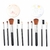 Set brocha maquillaje y espejo (38907)