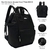 Mochila boca de pez Eve estampa circular 40x25x18 cm (37893) - comprar online