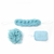 Set de ducha x3 (spa sponja, pom pom, esponja de espalda baño) (38942)