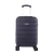 Valija HARD CHECK IN Negro 20'' expandible, 4 ruedas dobles y manija metalica extensible (40055)