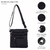 Bandolera Joan tres cierres con bolsillo aplicado con cierre 25x22cm (38167) - comprar online