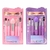 Set x5 brocha para maquillaje de ojos y rostro (39390)