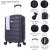 Valija HARD CHECK IN Negro 20'' expandible, 4 ruedas dobles y manija metalica extensible (40055) - comprar online