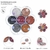 Sombras para ojos flor combinadas x 6 tonos x24u (39563) - comprar online