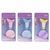 Set blender, brocha, stencil y cepillo cejas para maquillaje (38954)