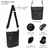 Bandolera Nador dos cierres bolsillo con broche 27x24x8cm (39891) - comprar online
