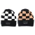 Gorro cuadriculado interior piel surtido (38672)