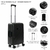 Valija WANDERLUST URBAN HARD PP Negro 20" (39953) - comprar online